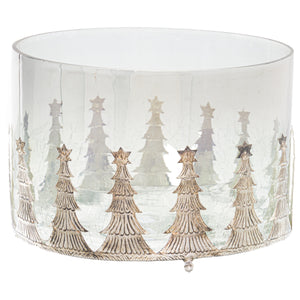 Midnight Large Christmas Tree Candle Holder