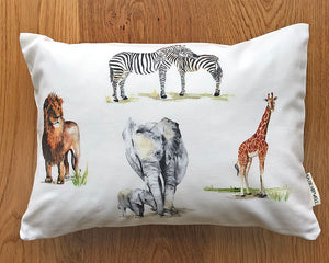 Safari Ivory Small Cushion
