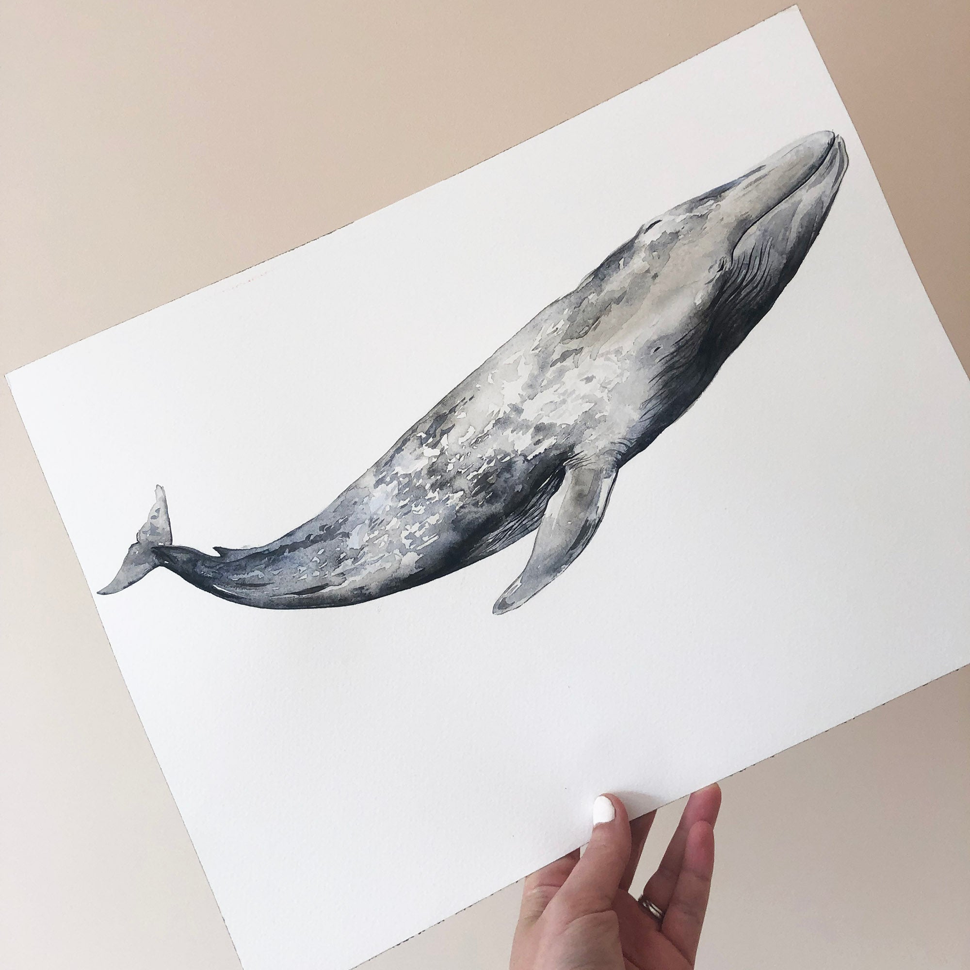A4 Celestial Humpback Whale Original Artwork - Just us Merfolk