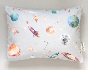 Planets Grey Small Cushion