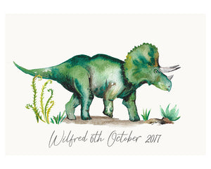 Triceratops Art Print