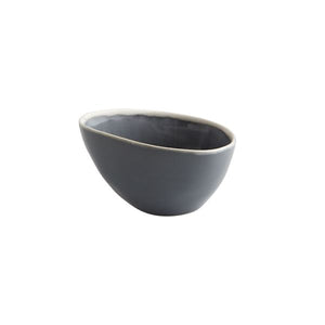 Grey Crackle Dipping Bowl