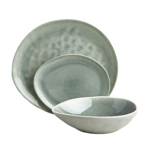 Grey Crackle Dipping Bowl