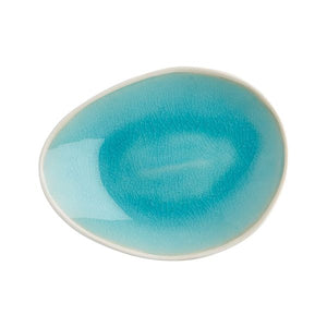Turquoise Crackle Side Plate