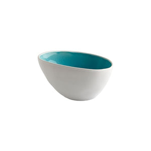 Turquoise Crackle Dipping Bowl